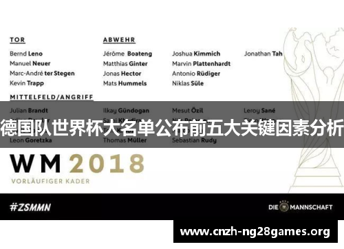 德国队世界杯大名单公布前五大关键因素分析